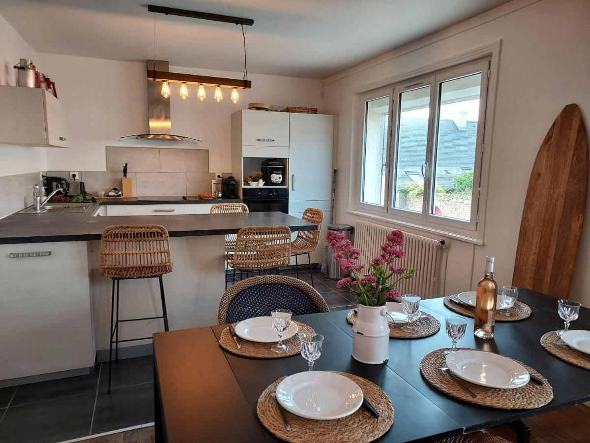 Maison Au Coeur Du Bourg, Plages A Pied Plougasnou Buitenkant foto
